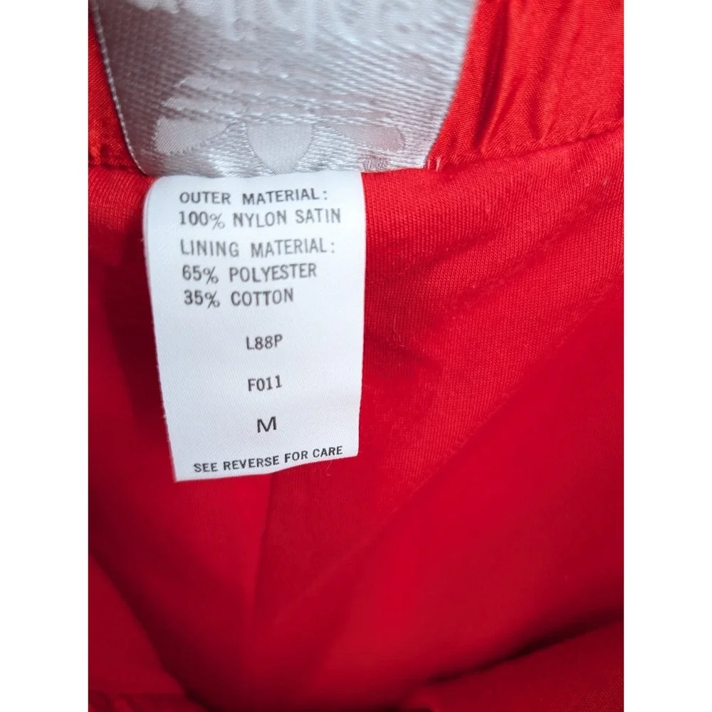 RARE Vintage Adidas Trefoil Nylon Satin Red Tracksuit Malaysia Size Mens M Sport
